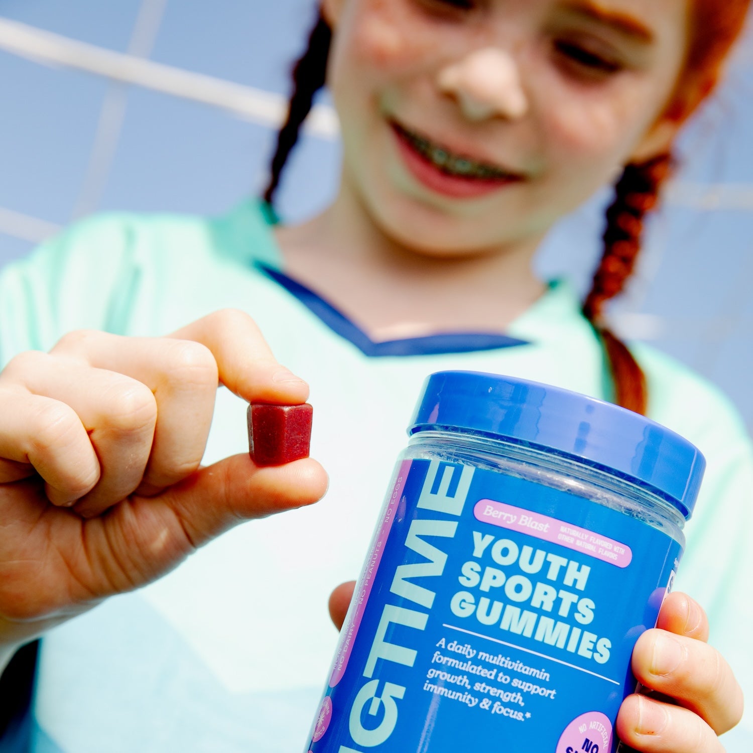 Girl with gummy